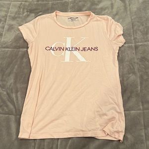 Calvin Klein pink t shirt